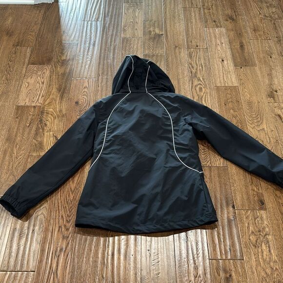 Lands End 3 in 1 Jacket. Black. Sz S. - Picture 6 of 8